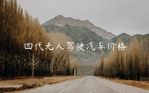 四代无人驾驶汽车价格