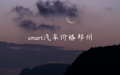 smart汽车价格郑州