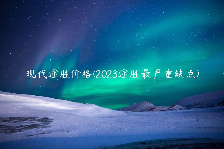 现代途胜价格(2023途胜最严重缺点)