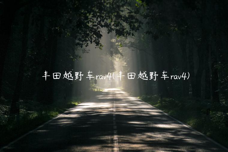丰田越野车rav4(丰田越野车rav4)