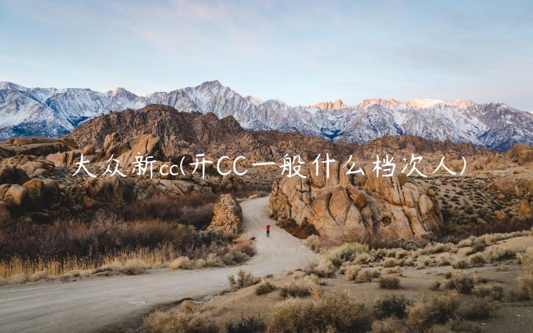 大众新cc(开CC一般什么档次人)