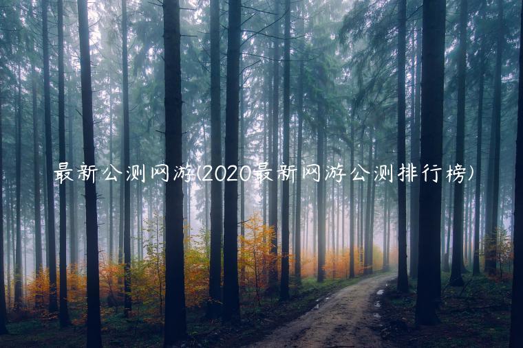 最新公测网游(2020最新网游公测排行榜)