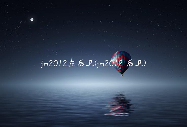 fm2012左后卫(fm2012 后卫)